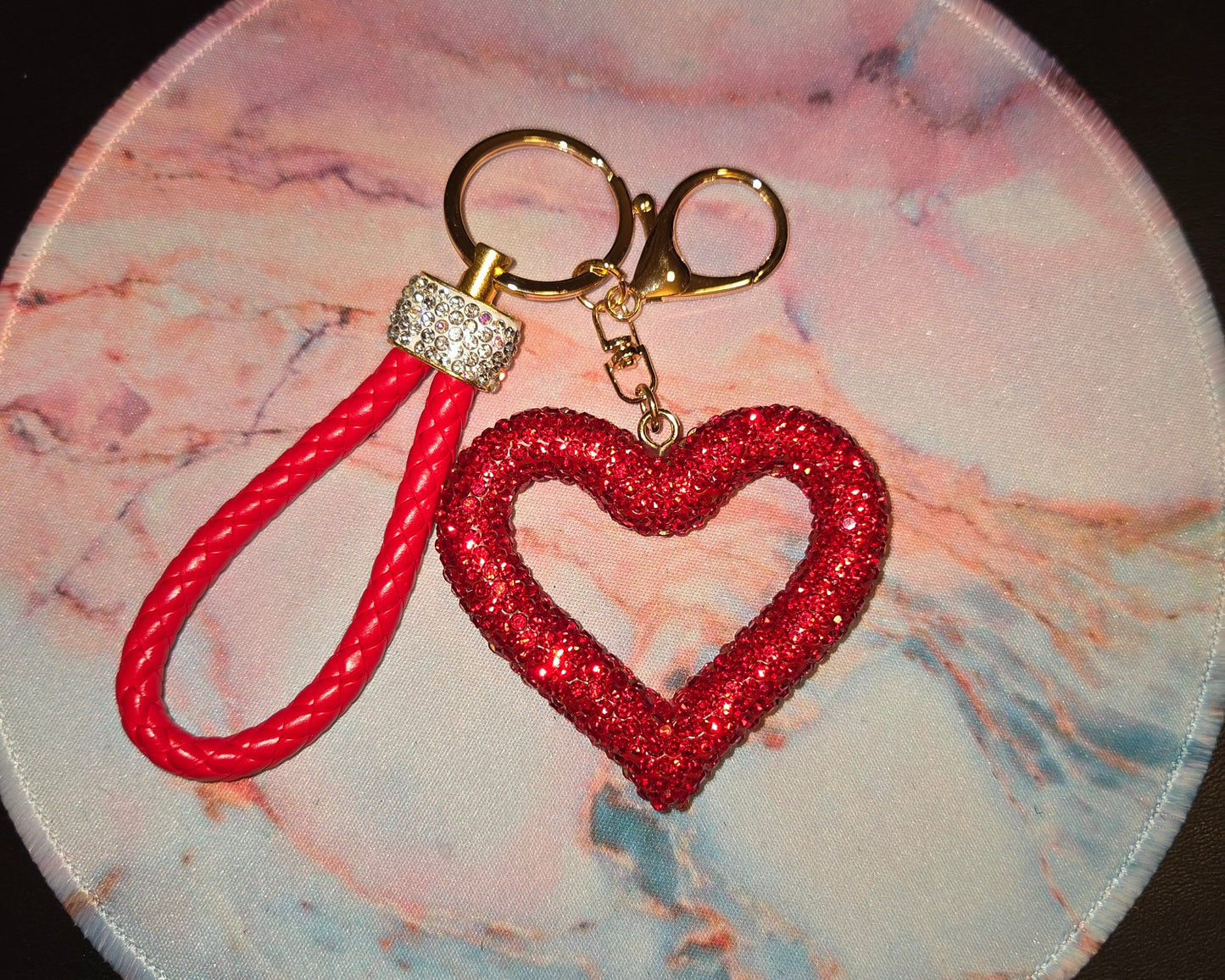 Bling Hollow Heart