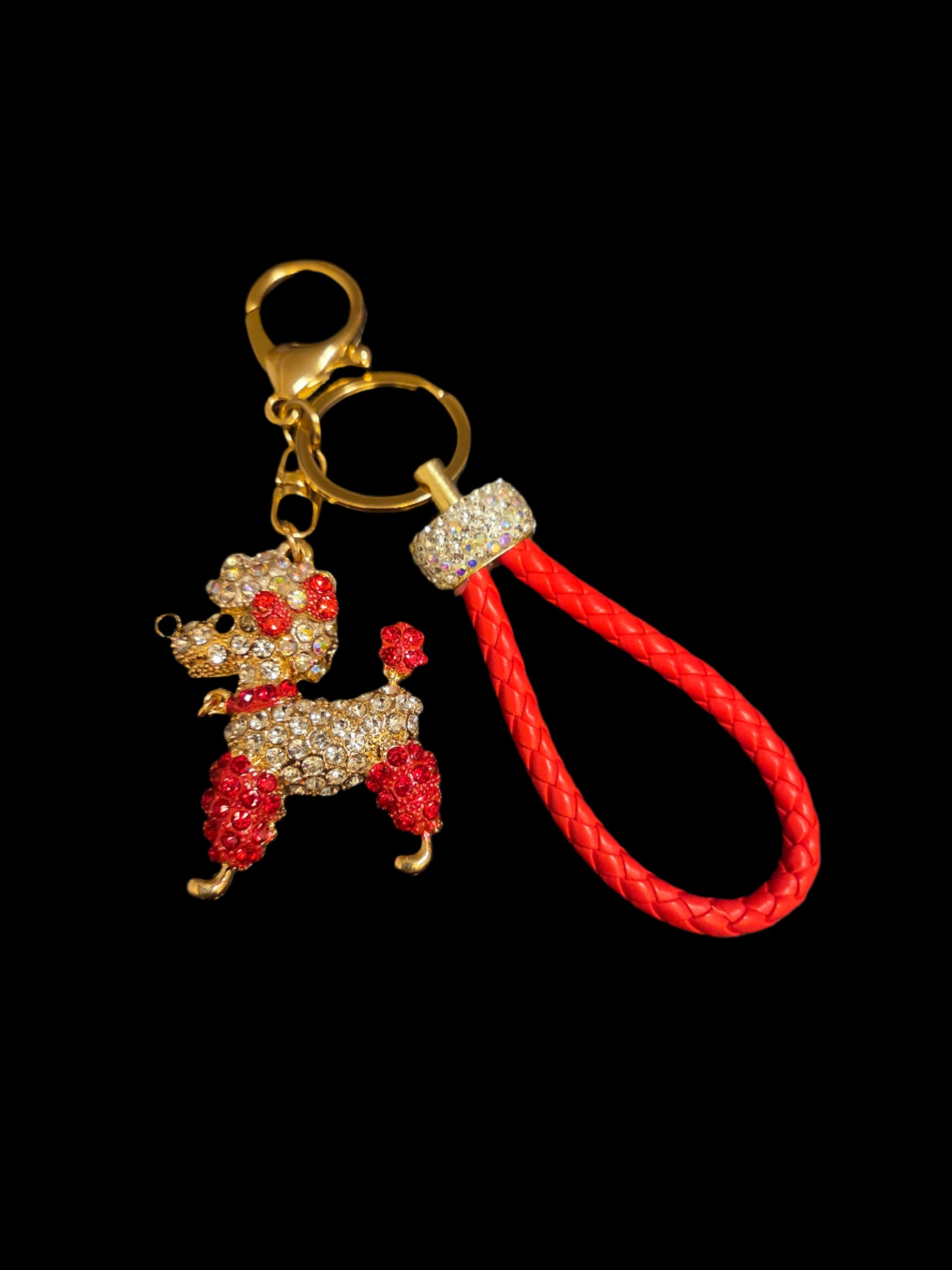 Bling Poodle Charm