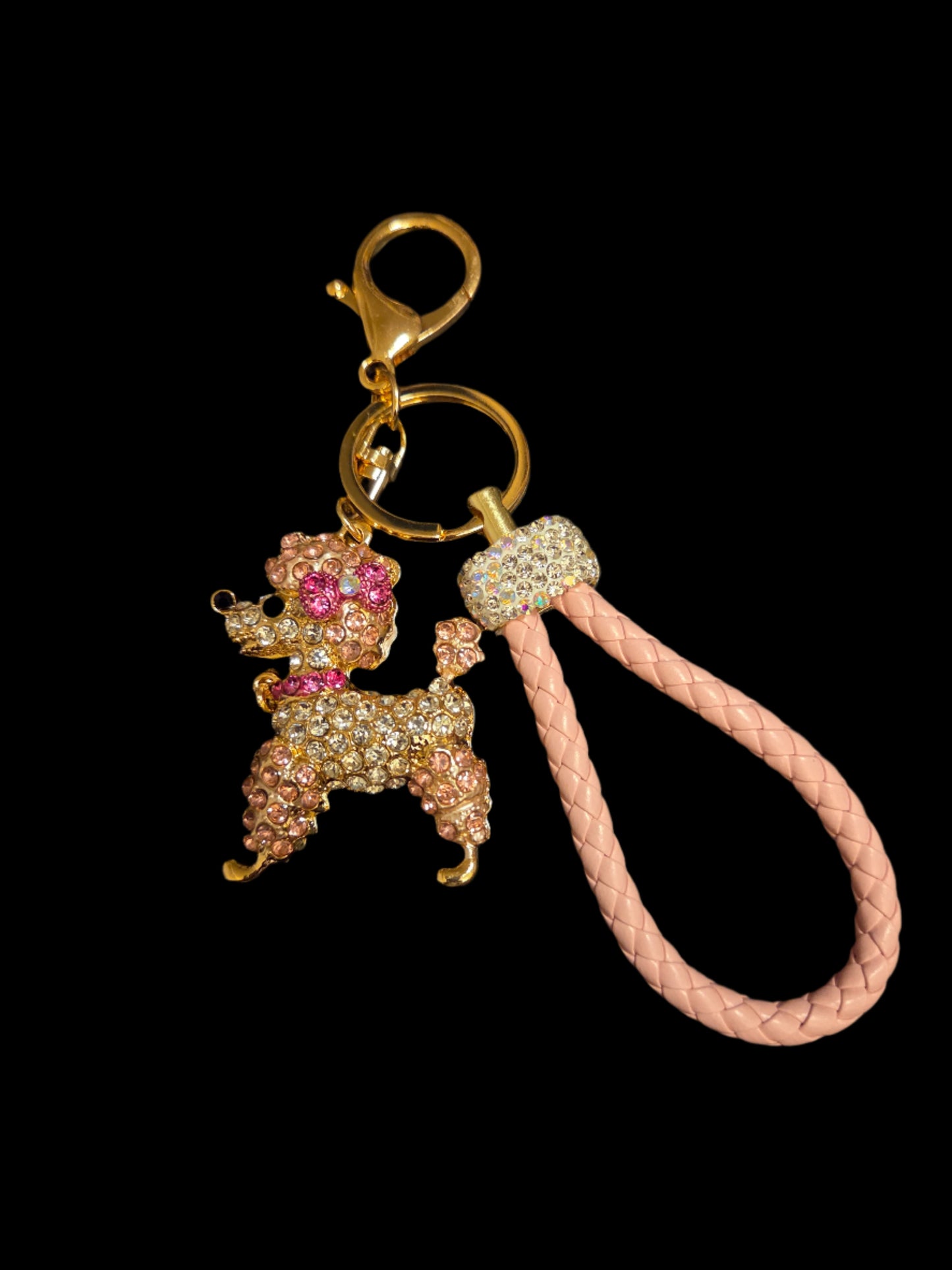 Bling Poodle Charm