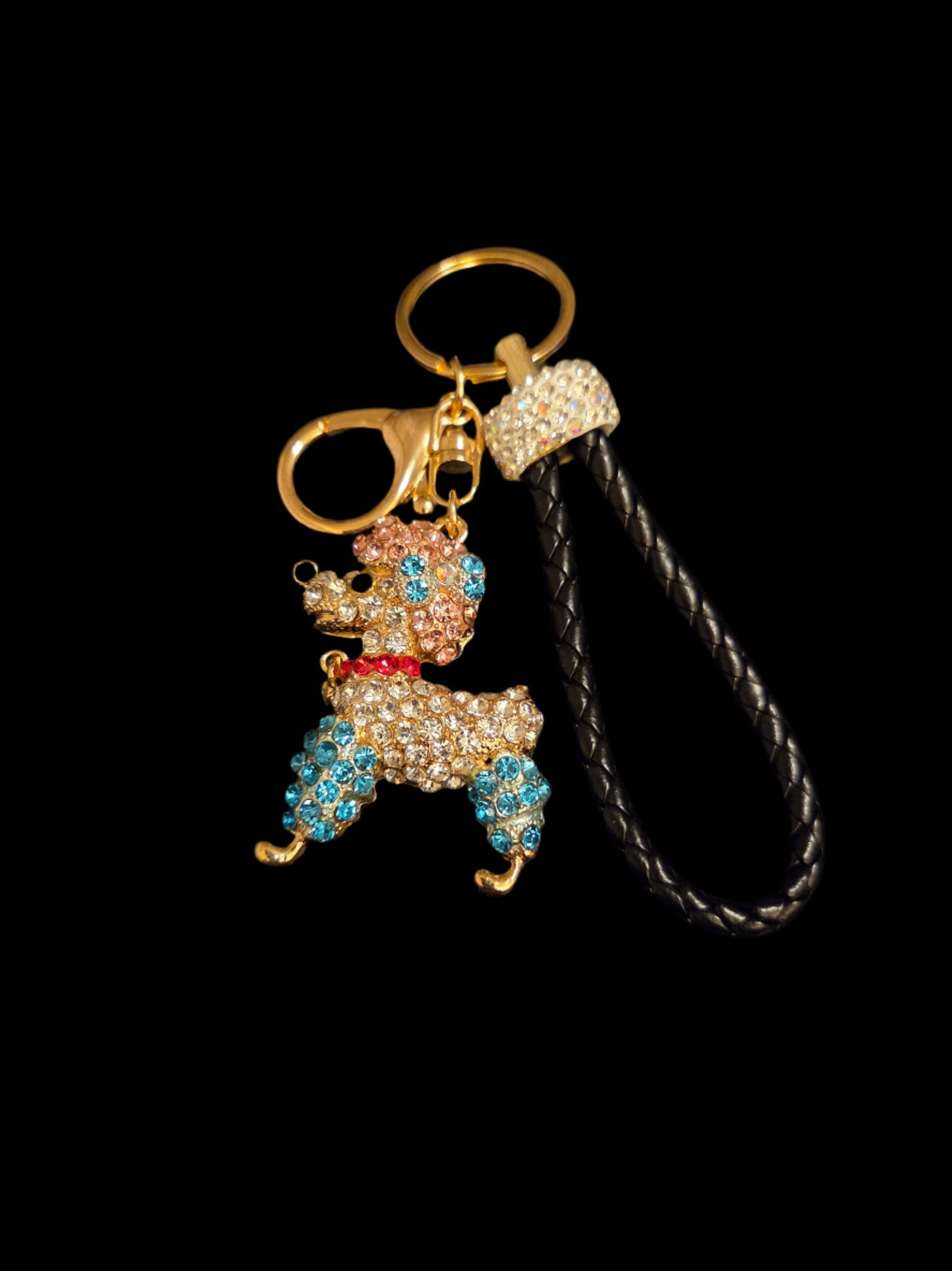 Bling Poodle Charm