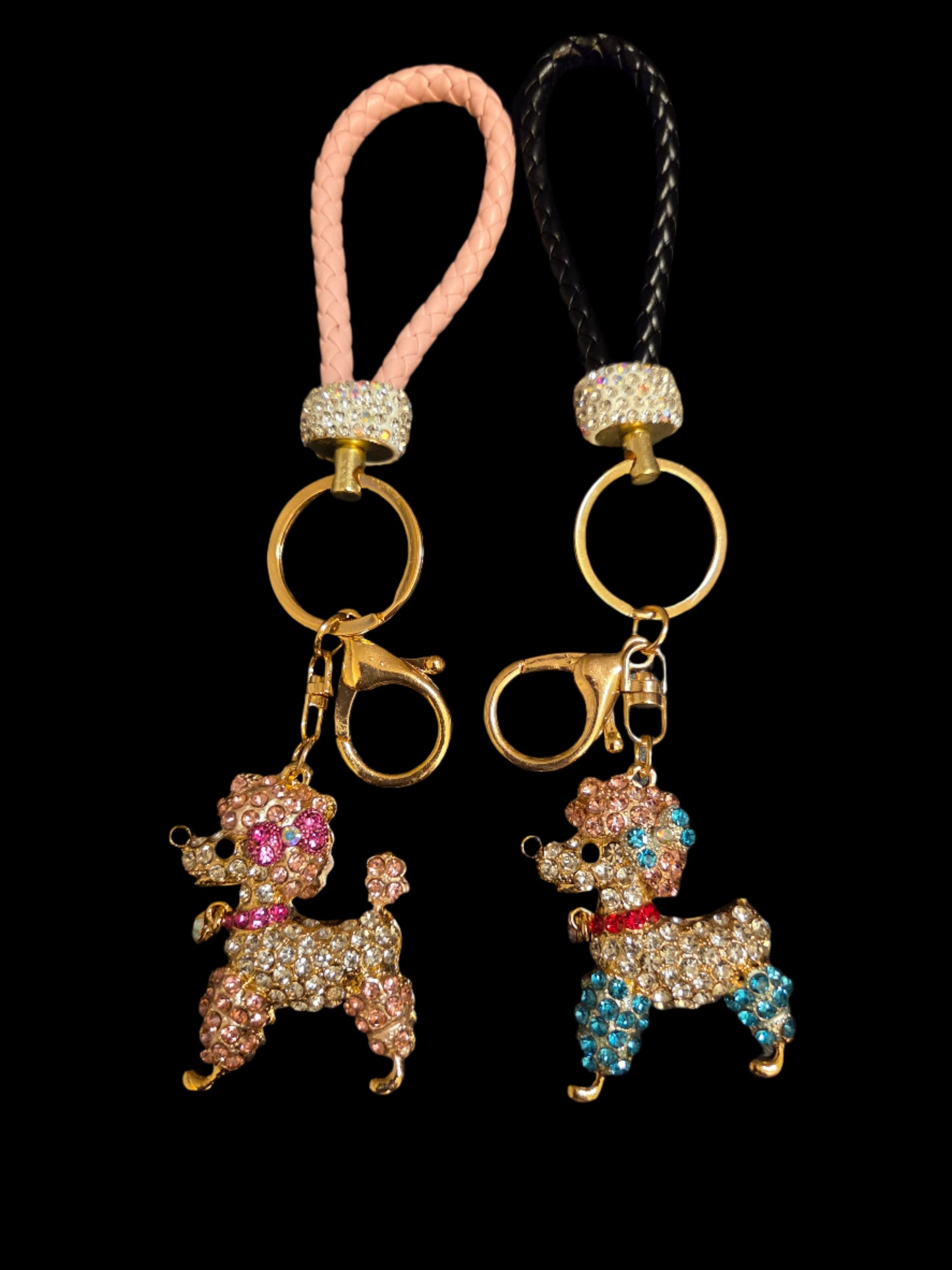 Bling Poodle Charm
