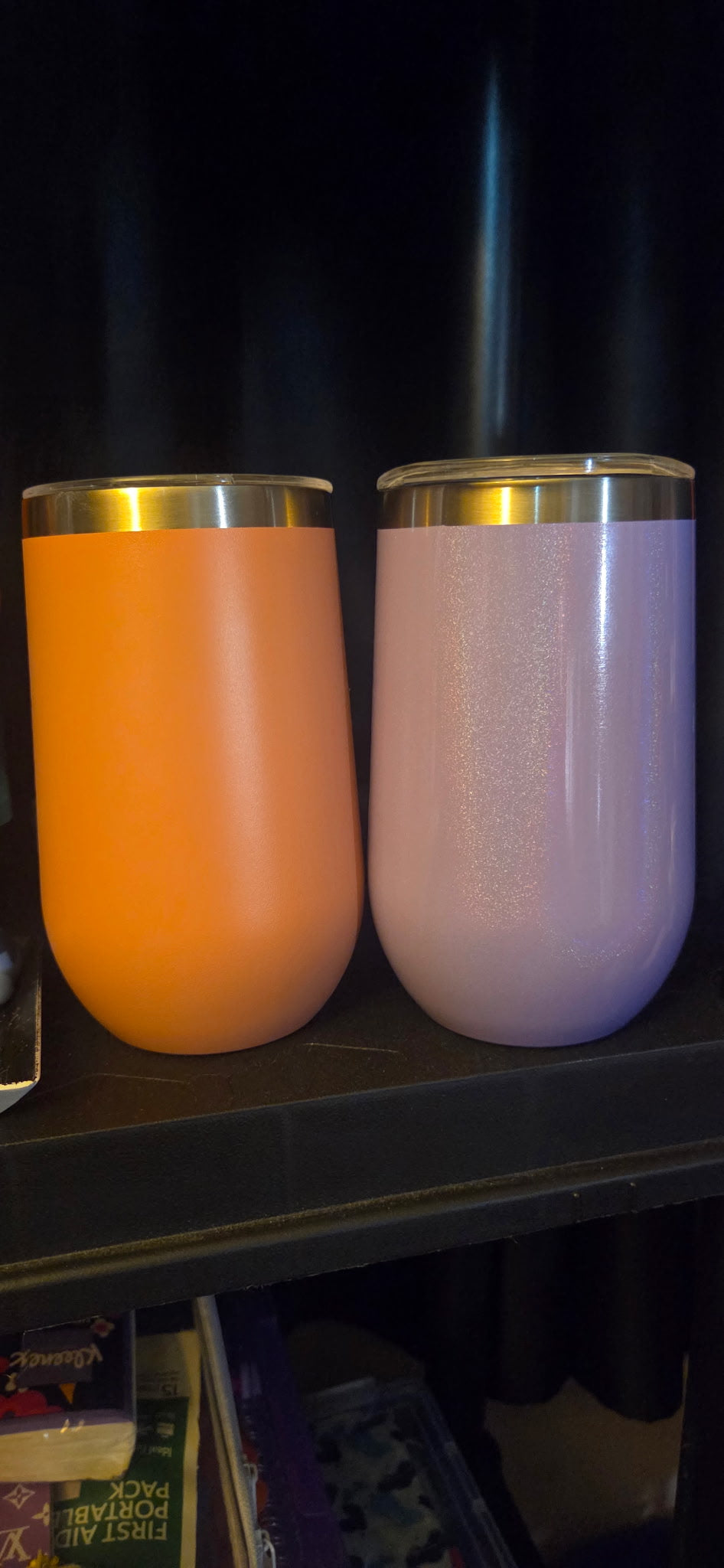 160z. Stainless steel insulated wine tumbler