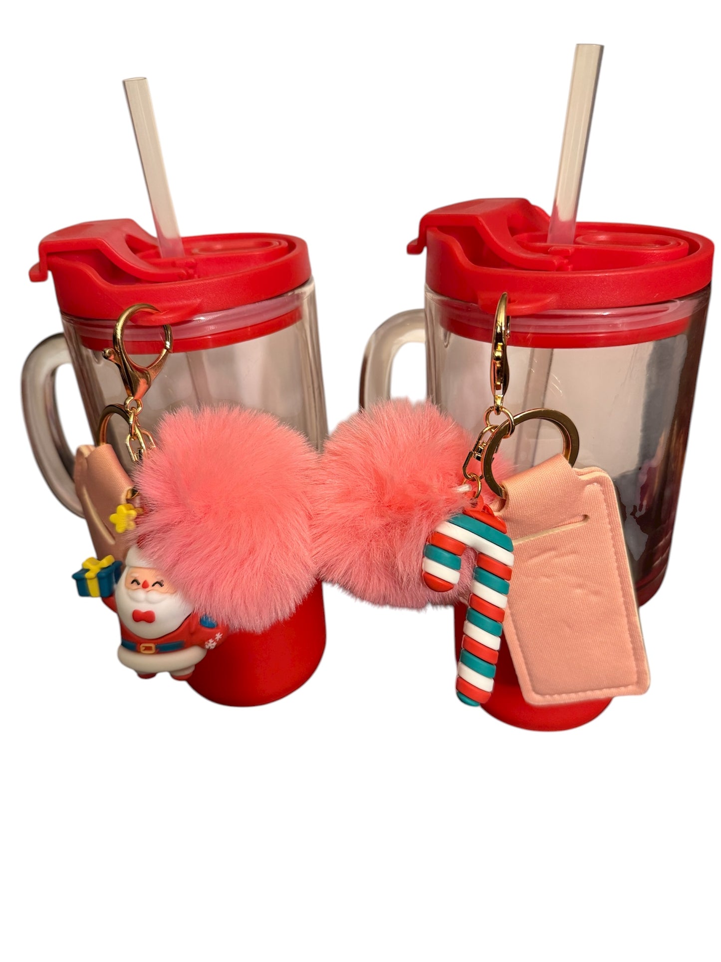 24oz. Glass tumbler with handle