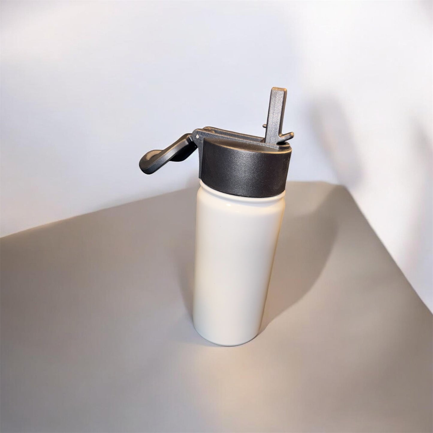 14oz. Flip Straw Bottle (Stainless steel)
