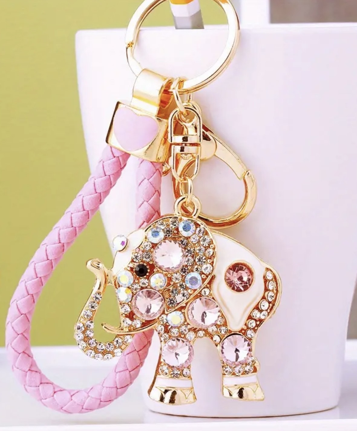 Bling Elephant Charm