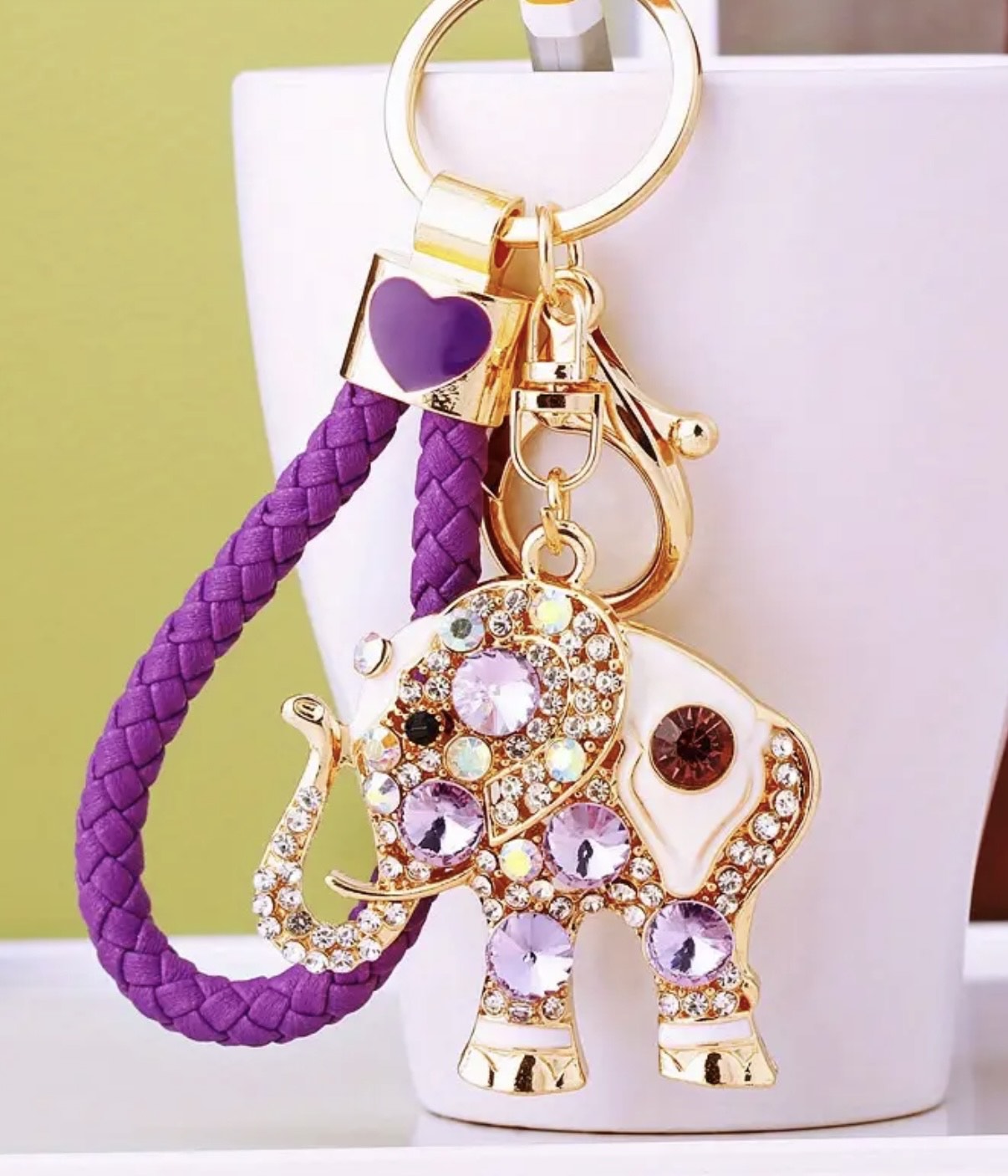 Bling Elephant Charm
