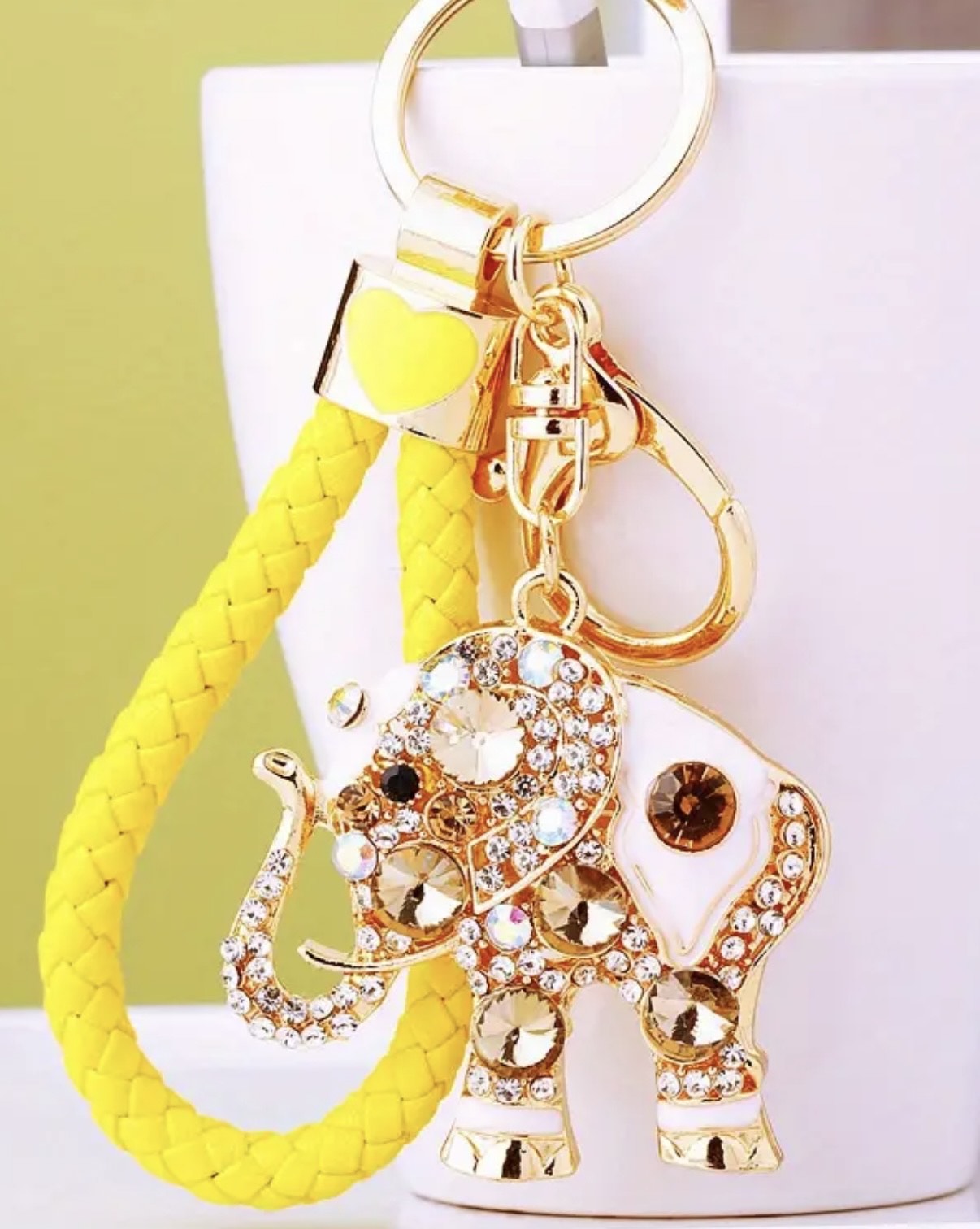 Bling Elephant Charm