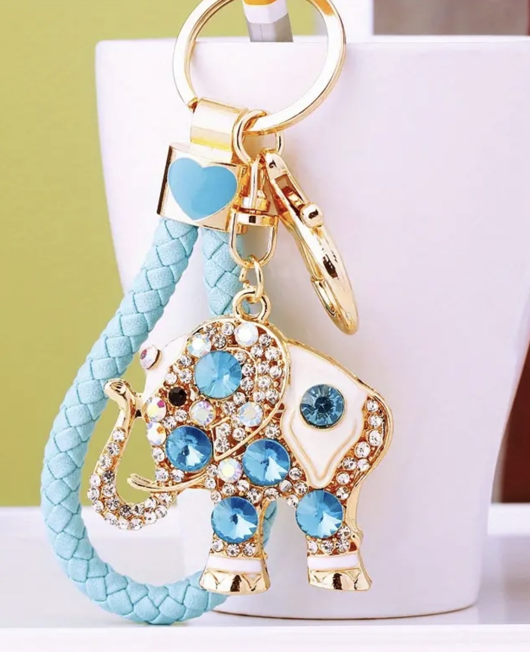 Bling Elephant Charm