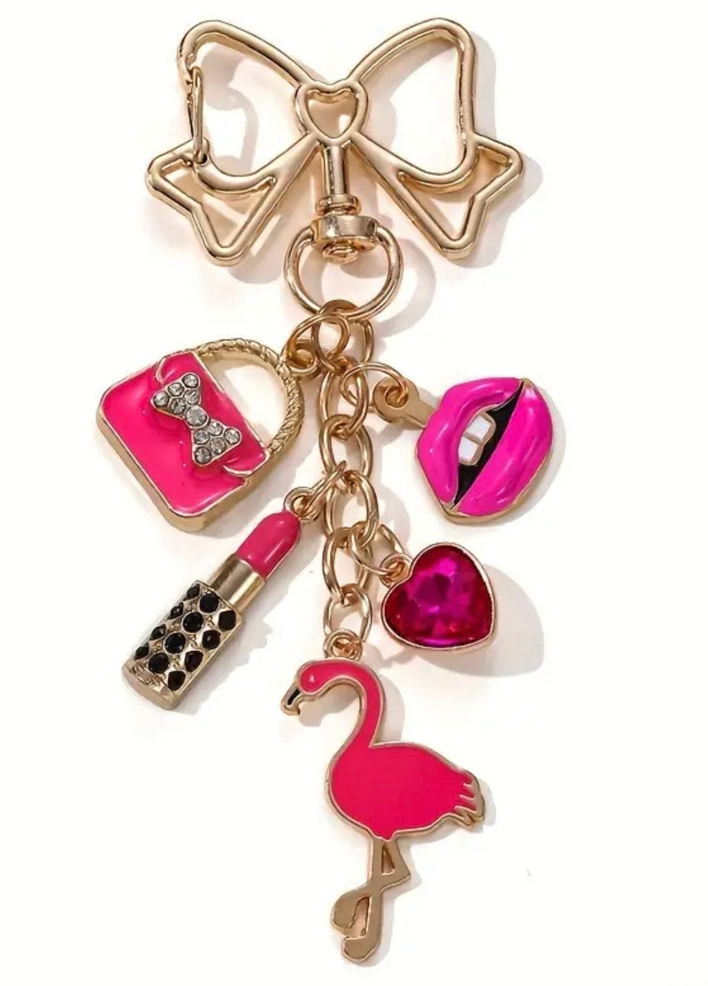 Flamingo Lips Charm