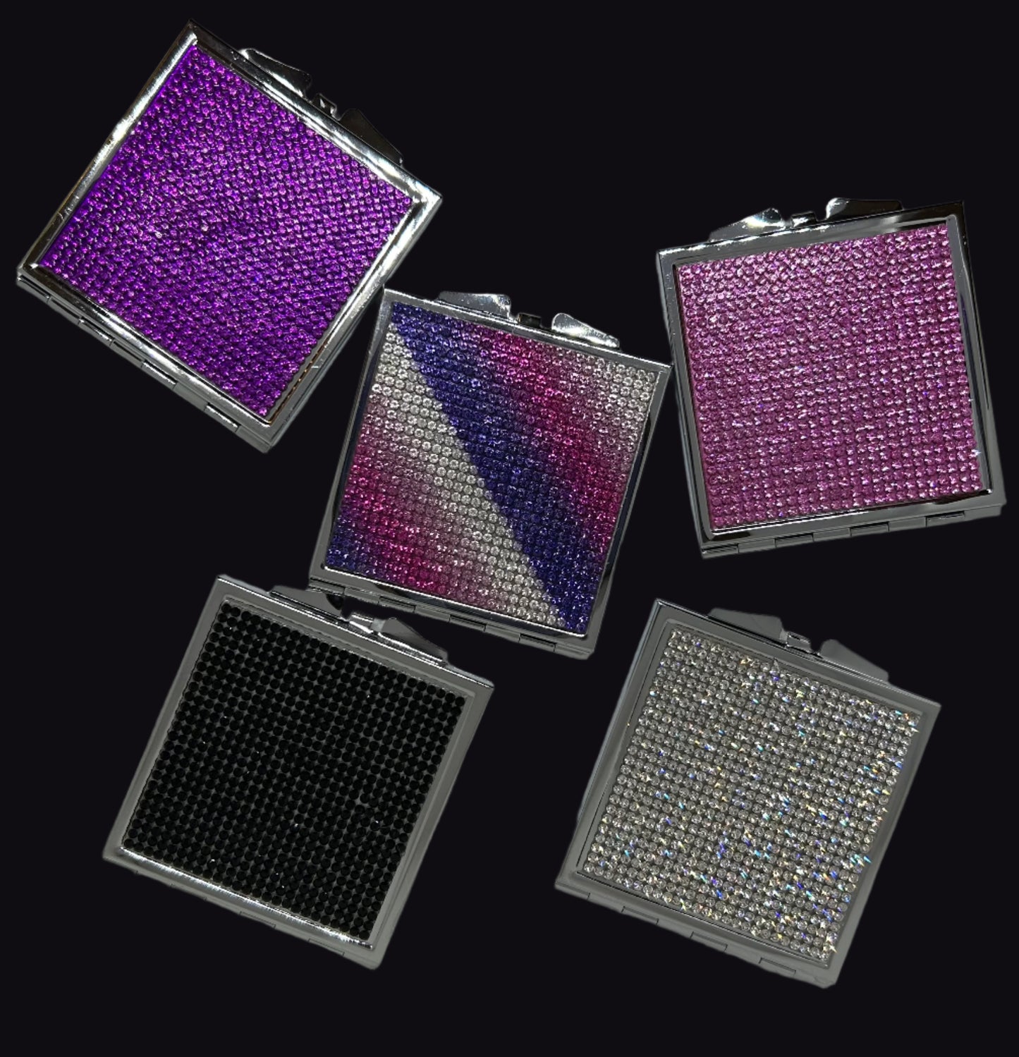 Bling pocket mirror