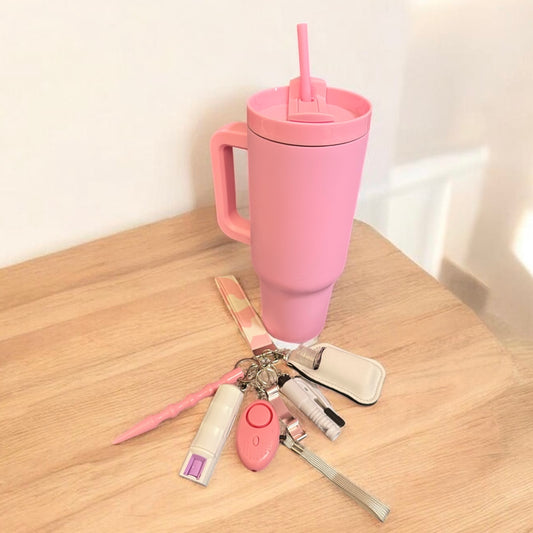 Sippin' Pretty Bundle (40oz.tumbler & keychain)