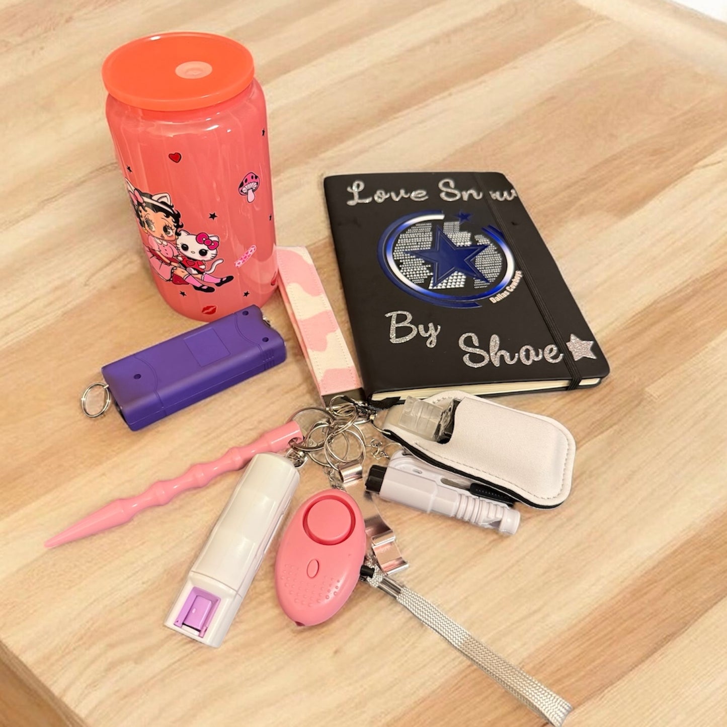 The IT Girl Bundle (Keychain, Journal, 16oz.Cup)