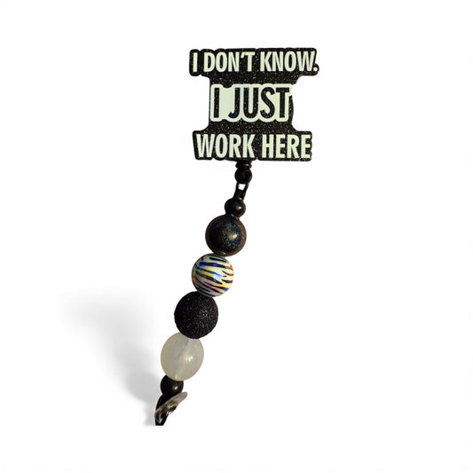 Beaded Badge Reel