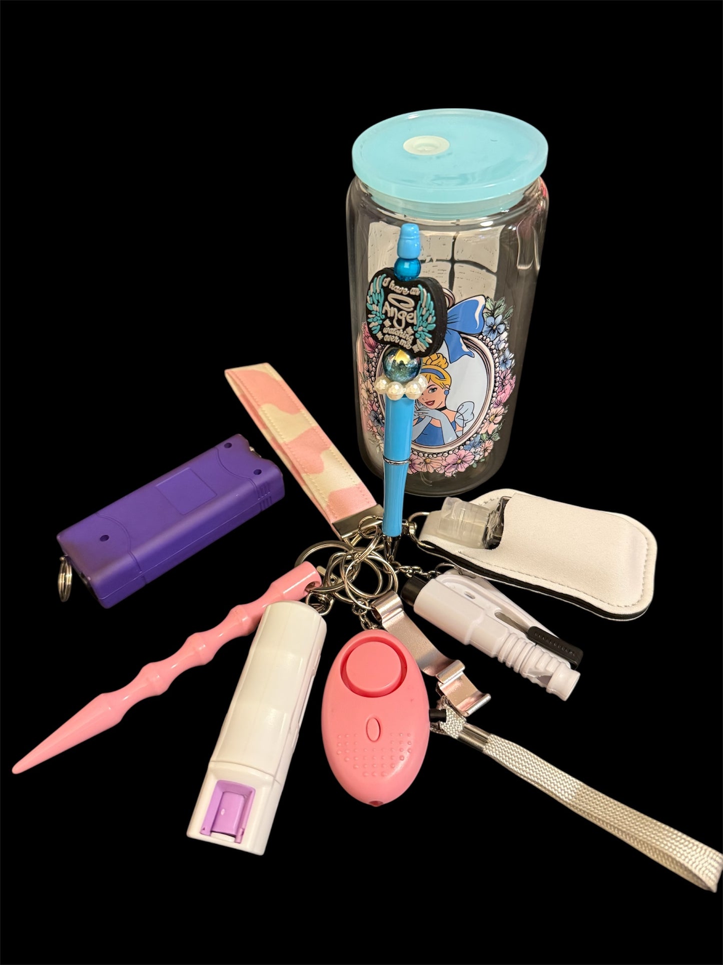 Hot Cup, Cool Girl Bundle (Keychain, Pen, 16oz.cup)