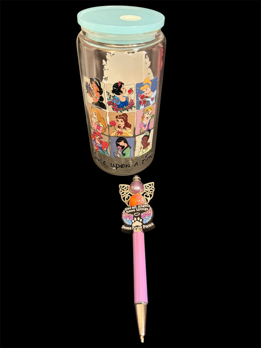 Sips & Scribbles (Pen & 16oz.Cup)