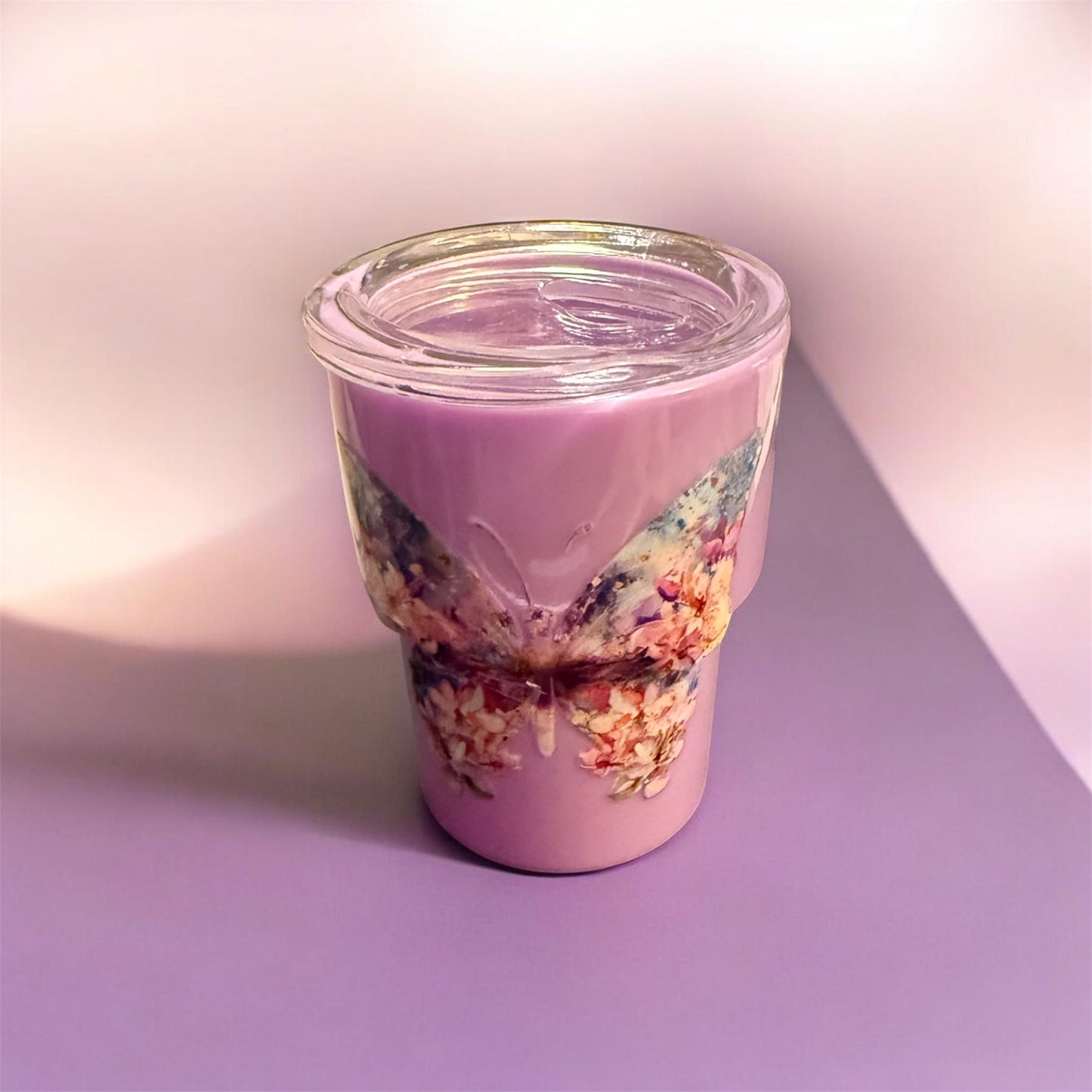 Shot cup with lid