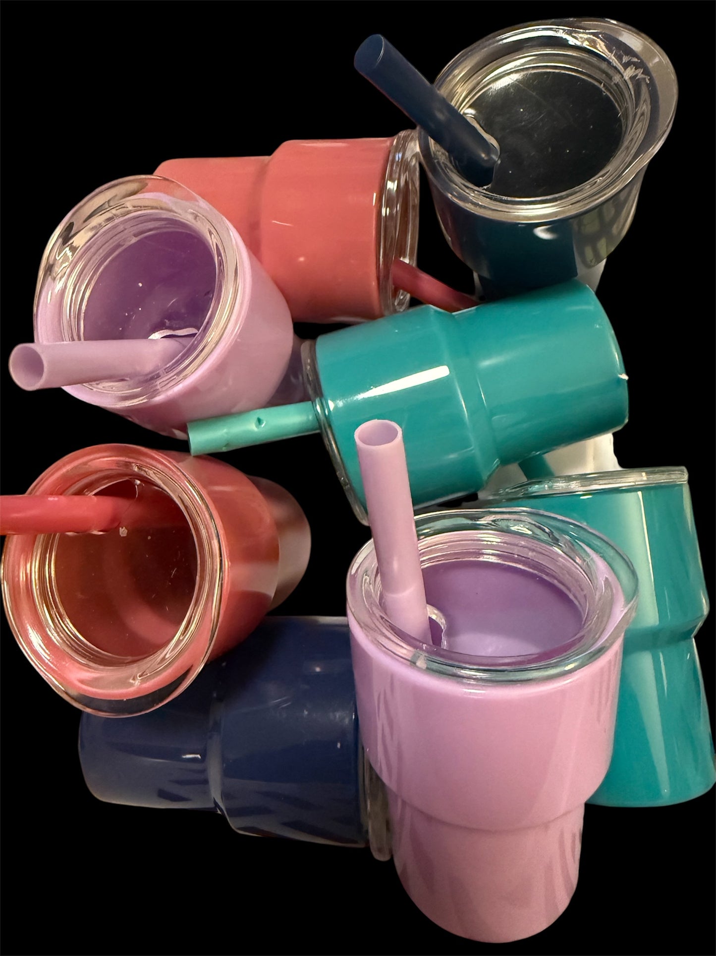 Shot cup with lid